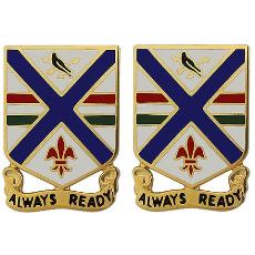 130th Infantry Regiment Unit Crest (Always Ready)